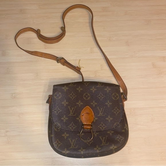 Louis Vuitton Crossbody Bag Saint Cloud Brown Monogram Purse - Picture 1 of 16